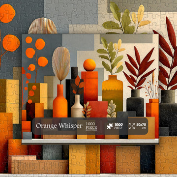 Puzzle puzzle arancione 1000 pezzi